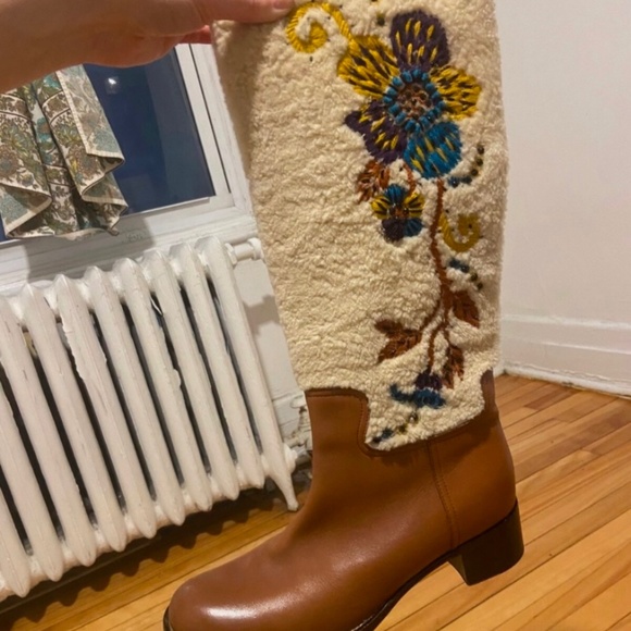 Miu Miu Shoes - Miu Miu Brown Leather Boots